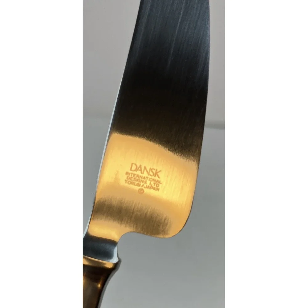 Dansk Classique Stainless Steel Butter Spreader Flat Handle Torun Japan 4 Ct New